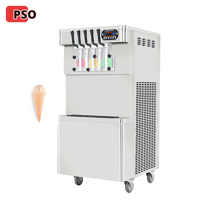 5 Head Ice Cream Machine